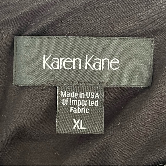 NWT Karen Kane Starlight Black Sequins Sheath Dress Long Sleeve XL - Picture 10 of 16